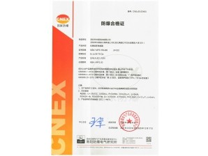 <b>本安型拉绳/拉线位移传感器证书（数字信号输出）</b>